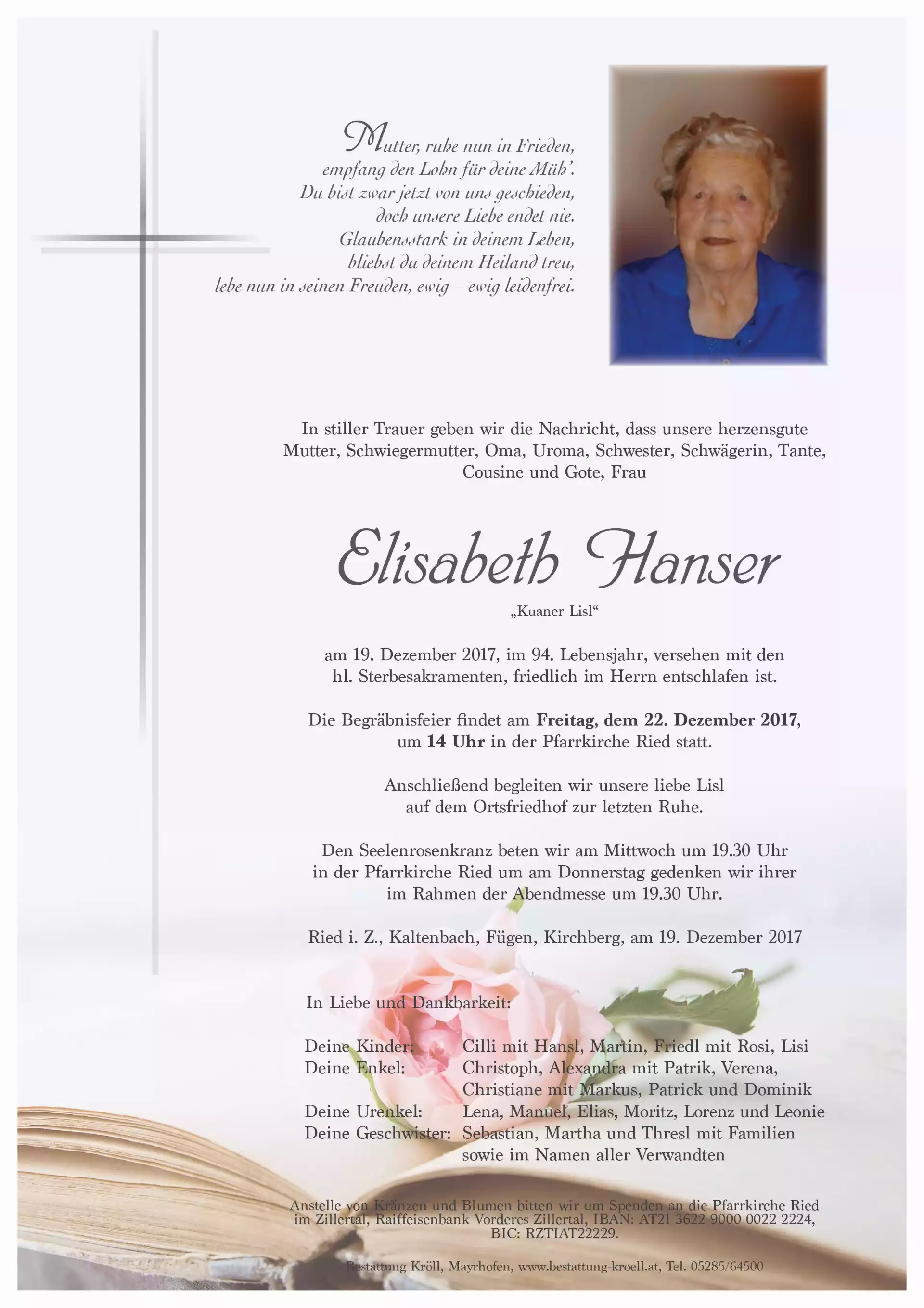 Parte von Elisabeth Hanser